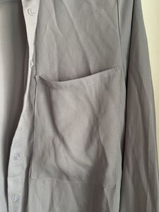 Grey Button-down