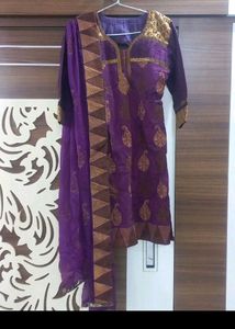 Purple Heavy Salvar Suit Sale
