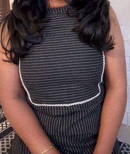 Striped Black Kurta set (item 8)