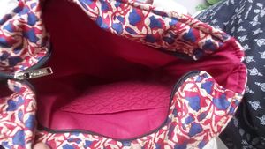 Jaipur Summer Collection Maroon And Blue Tote Bag