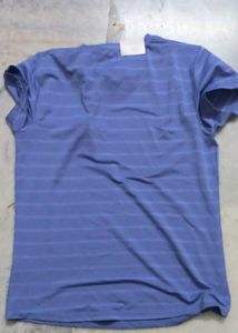 Light Blue Striped T-Shirt - New with Tags