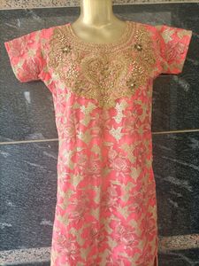 Beautiful Pink &amp; Cream Sharara