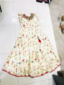 Floral Embroidered  Dress