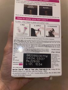 L’Oreal Paris Hair Color (400 Dark Brown)