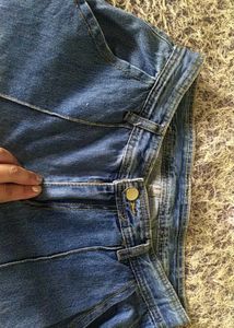 Wide Leg Denim Jeans