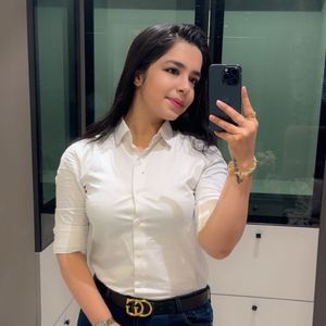 White Collared Shirt