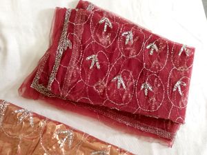 Unstitched Lehenga Choli Fabric And Dupatta