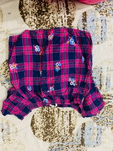 Hand Floral Print Top