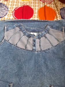 Denim A-Line Dress