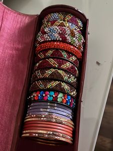 Set Of 11 Bangles And 10 Kada