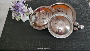 Dinner Stainless Steel Vessel Set of 3