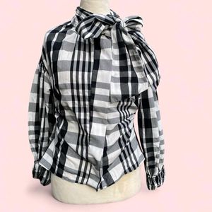 Zara Checked Top
