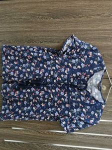 Floral Blue Top 💙