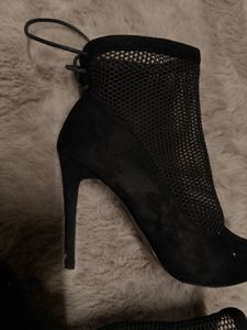 BOLD Mesh Glitter Heels