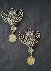 combo of two owl pendent