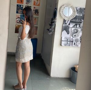 White Cute Top