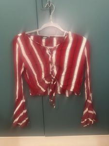 Nuon Red Crop Top