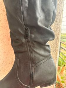 Black Knee-High Boots