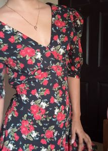 Brand New Floral Ruffle Dress