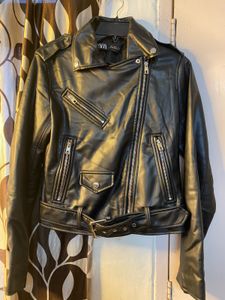 Zara leather jacket