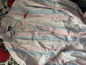Striped Button-Down Shirt