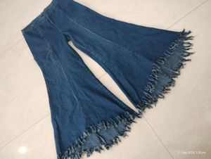 Denim Palazzo Pants For Women &amp; Girls