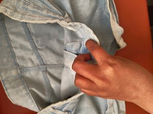 Light Blue Denim Short