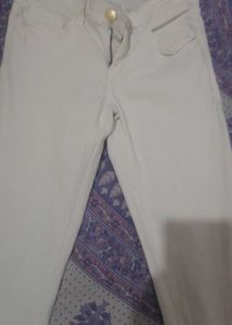 Skinny White Jeans 30size