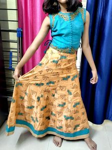 Embroidered Indian Dress