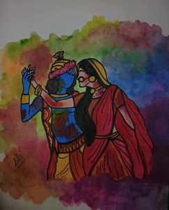 Radhakrishna Drawing