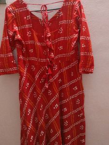 Beautiful Red Jaipuri Kurta