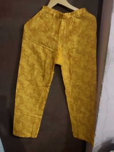 Mustard Kurti Set new without tag