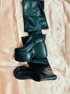 Forever Thigh Lengh Platform Heel Boots