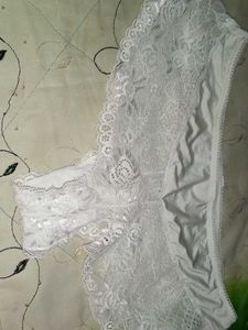 White Lace Briefs