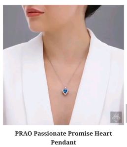 PRAO Passionate Promise Heart Pendant 💙✨