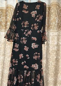 Floral Print Maxi Dress