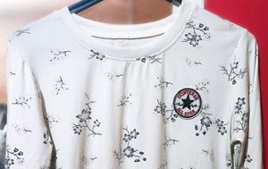 Converse Women Printed Round Neck Tshirt