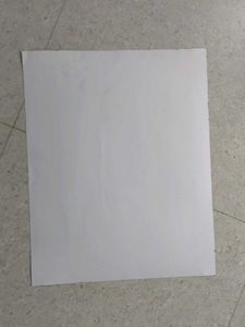 Poster Colour On Paper Landscape Painting