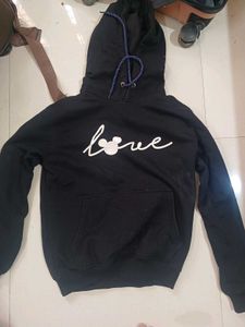 Black &#39;Love&#39; Hoodie