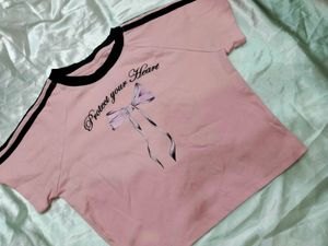 Pink Graphic Tee