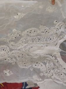 White Embroidered Kurta