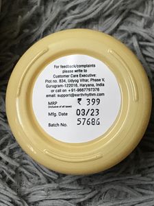 Earth Rhythm Face Mask 65g Glass Bottle
