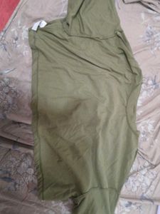 Olive Green Graphic Tee