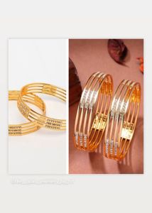 Anti Tarnish Golden Ad Bangles