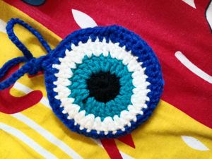 Chrochet Evil Eye Bag Charm 🧿