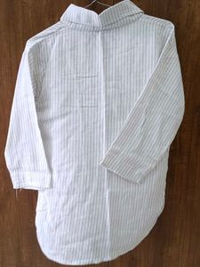 Striped White Shirt