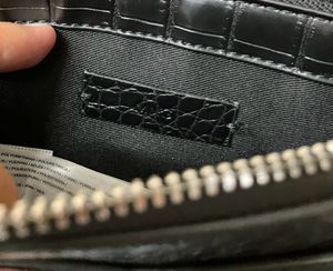 Mango Black Croc Effect Slingbag