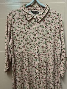 Floral Print Shirt Dress