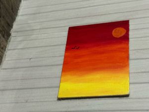 Sunset Painting Handmade