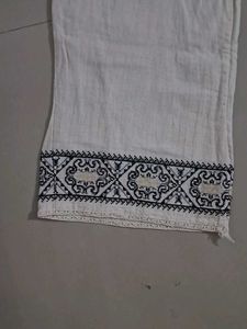 Embroidered Wide Leg Pants